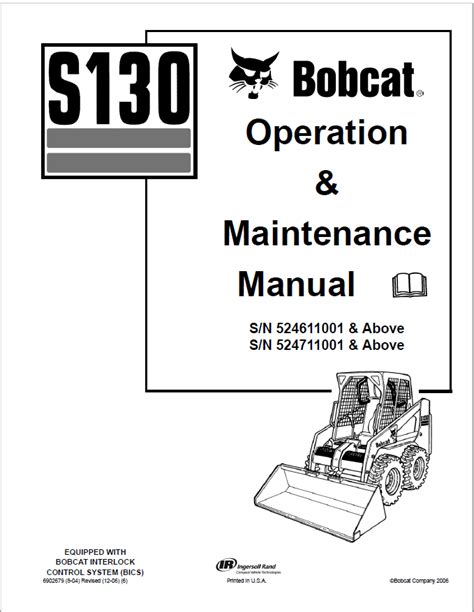 bobcat s130 skid steer|bobcat s130 manual.